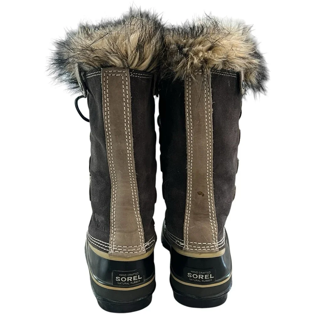 Sorel Joan of Arctic Size 6 Faux Fur Women's Waterproof Winter Boots 4.5 UK